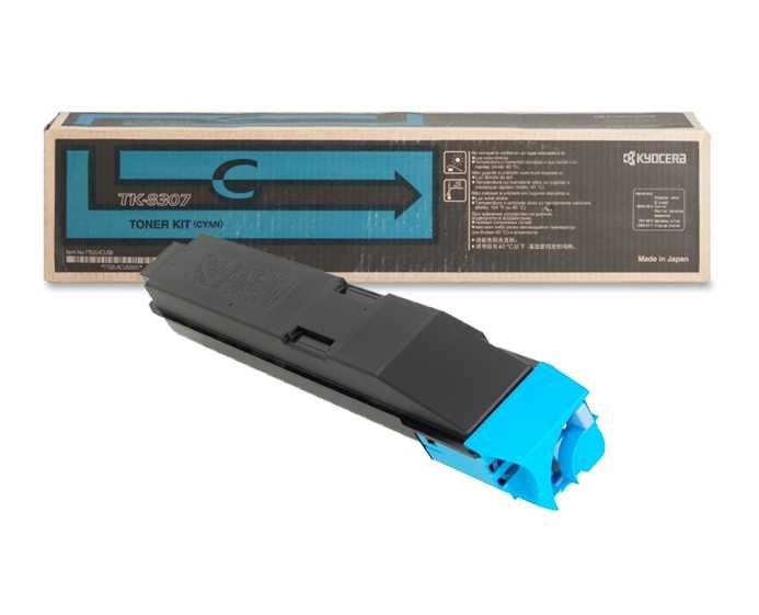 TONER KYOCERA TK-8307C CYAN TASKALFA (3050CI) 15KPG