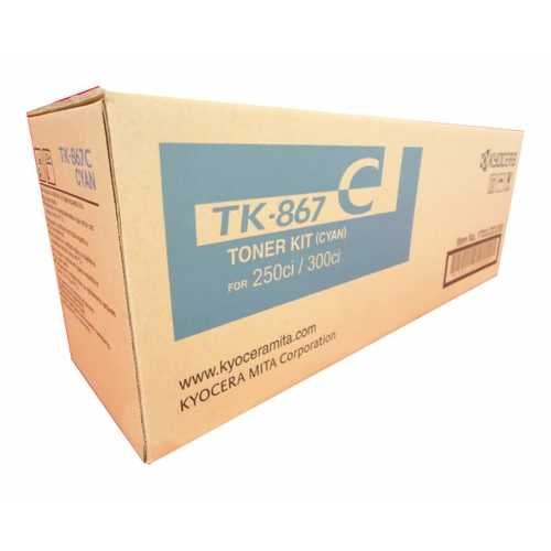 TONER KYOCERA TK-867C CYAN TASKALFA 250CI/300CI 12K