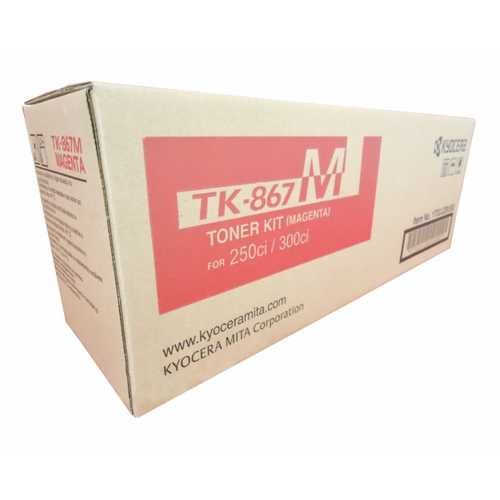 TONER KYOCERA TK-867M MAGENTA TASKALFA 250CI/300CI 12K