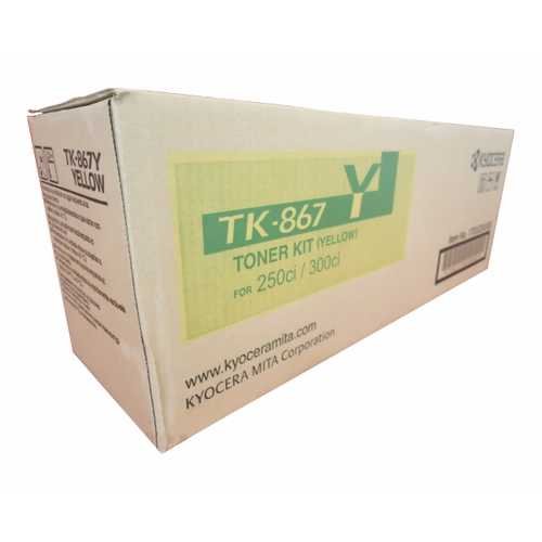 TONER KYOCERA TK-867Y YELLOW TASKALFA 250CI/300CI 12K