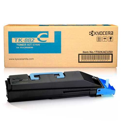 TONER KYOCERA TK-882C FS-C8500DN CYAN 18K