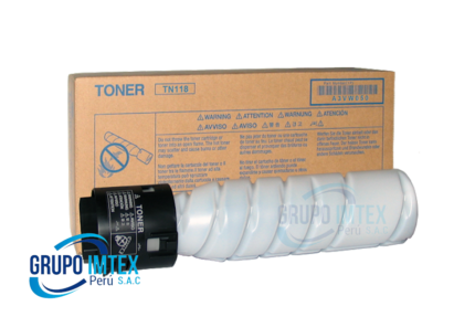 Toner Konica Minolta Tn-118  BIZHUB 215 ORIGINAL - Imagen 2
