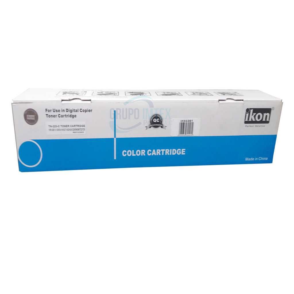 TONER KONICA MINOLTA TN-223 COMPATIBLE BIZHUB C226/256/266/7222/7226 CYAN