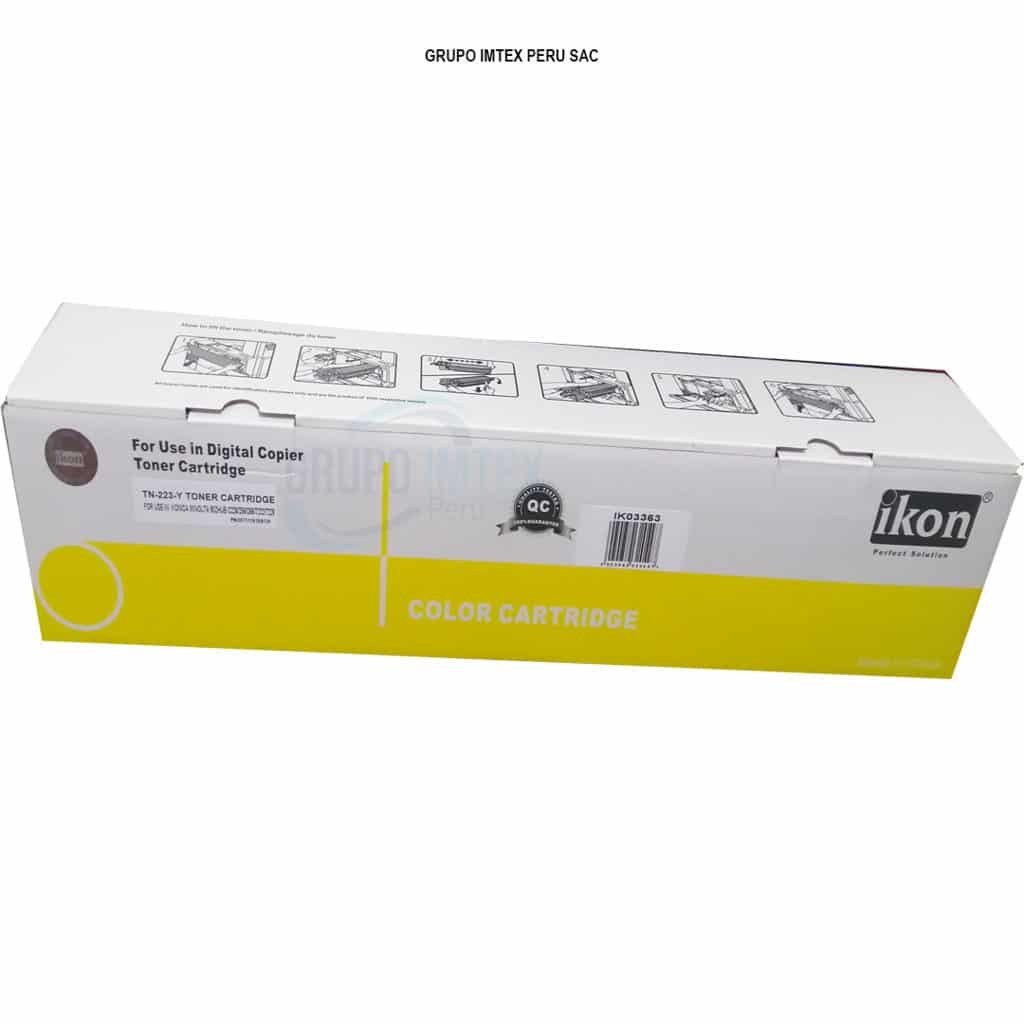 TONER KONICA MINOLTA TN-223 COMPATIBLE BIZHUB C226/256/266/7222/7226 YELLOW