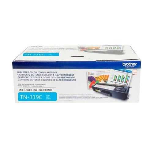 TONER BROTHER TN319C HL-L8350/MFC-L8850 (6000 PAG) CYAN