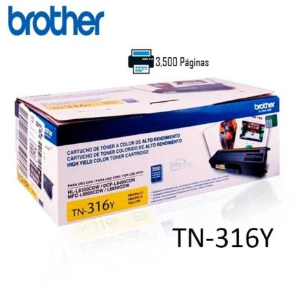 TONER BROTHER TN-316Y HL-L8350/MFC-L8850 3500 PAG - Imagen 2