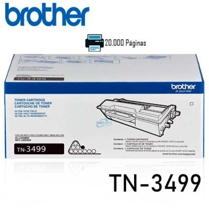 TONER BROTHER TN3499 (HL-L6400DW) 20K PGS - Imagen 2