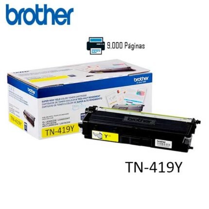 Toner Brother Tn-419 Yellow L8900Cdw - Imagen 2