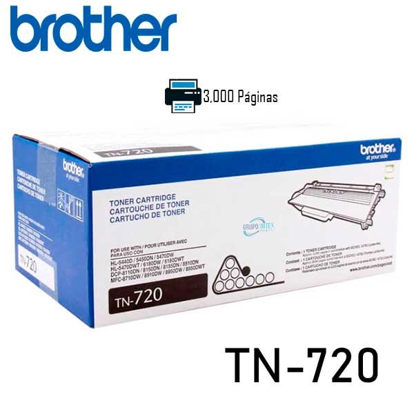 TONER BROTHER TN-720 (HL-5450 3,000 PAG)