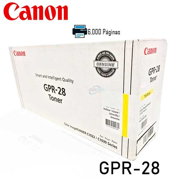 Toner Canon Gpr-28 Amarillo