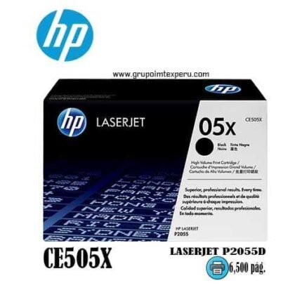 Toner Hp 05X Ce505X Laserjet P2055D, P2055Dn Negro - Imagen 2