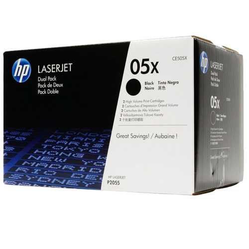 TONER HP CE505XD (05XD) (PACK 2 CE505X)