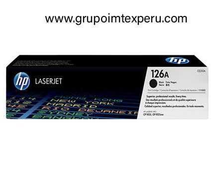 TONER HP 126a CE310A  L.J. CP1025 NEGRO 1200PG
