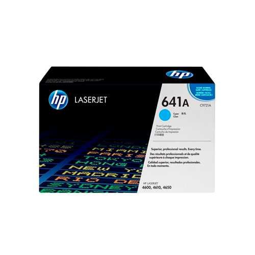 TONER HP C9721A (641A) L.J. 4600 CYAN