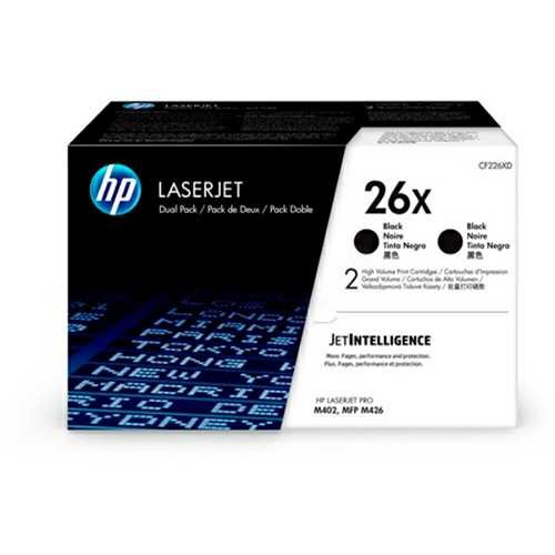 TONER HP CF226XD (26X) DUAL PACK