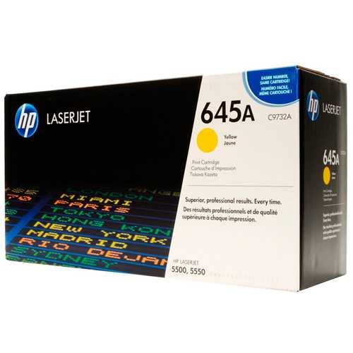 toner hp 645a c9732a l.j. 5500 yellow