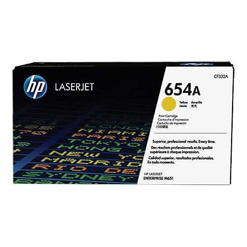 TONER HP CF332A (654A) ENT M651 YELLOW 15.0K PG