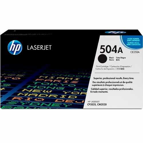toner hp 504a ce250a l.j. cp3525 negro