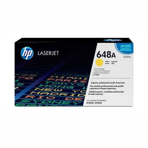 Toner hp 648a ce262a l.j. cp4525 yellow