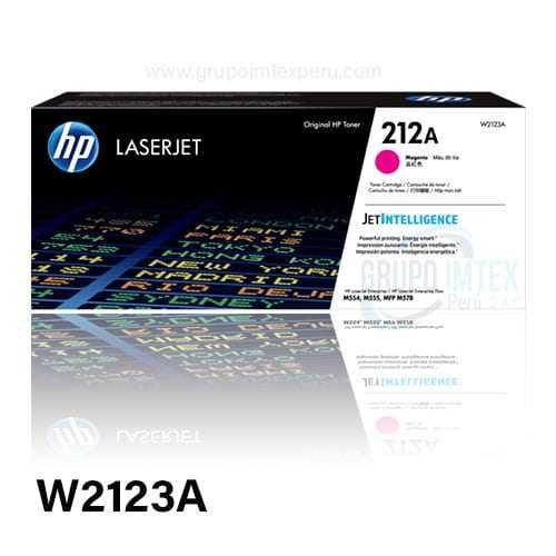 Toner HP W2123A 212A L.J. M555 Magenta 4,500 PGS