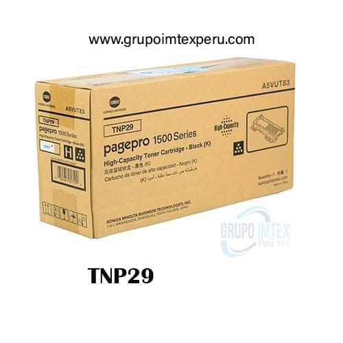 TONER KONICA MINOLTA TNP-29 BLACK PAGE PRO 1590MF A5VUT83