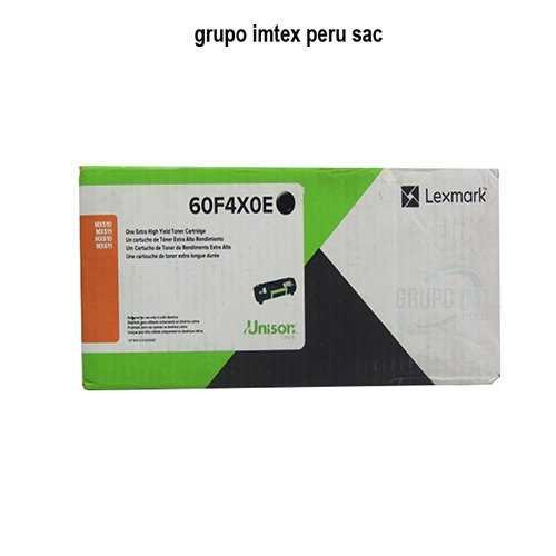 TONER LEXMARK 60F4X0E Mx510/ Mx511 / Mx610 / Mx611