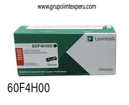 TONER LEXMARK 60F4H00 PARA MX611DHE 10,000 PAG