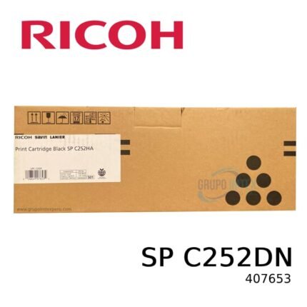 TONER RICOH 407653 SP C252DN BLACK 6,000 PAG