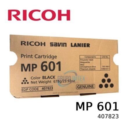 TONER RICOH 407823 MP 501, mp 601 - Imagen 2