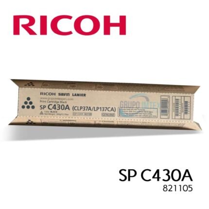 TONER RICOH 821105 SP C430A BLACK 15KPG