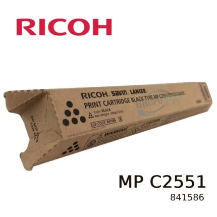 TONER RICOH 841586 MP C2551 BLACK 10KPG