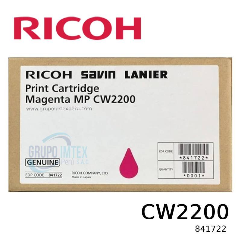 TONER RICOH 841722 MP CW2200/2201 MAGENTA
