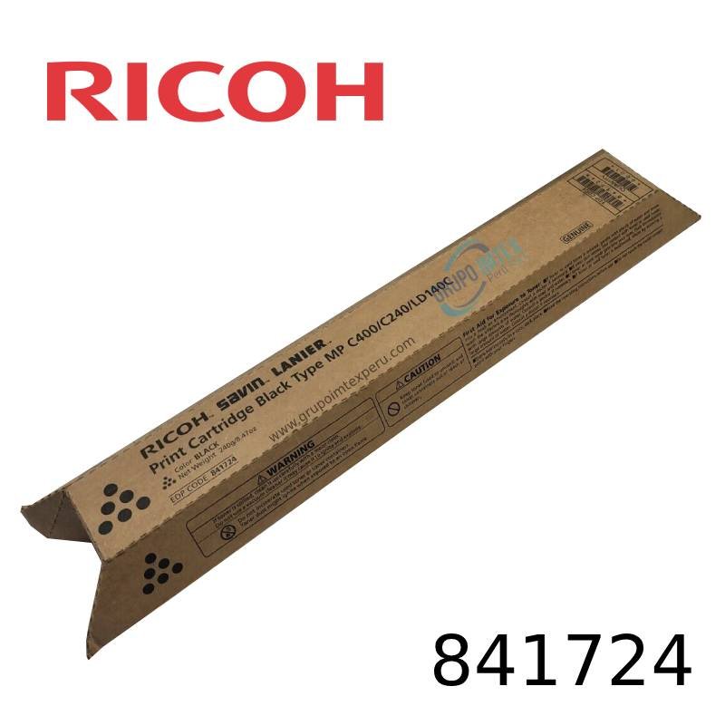 TONER RICOH 841724 BLACK MP C300/C400/C401 8.3 KPG