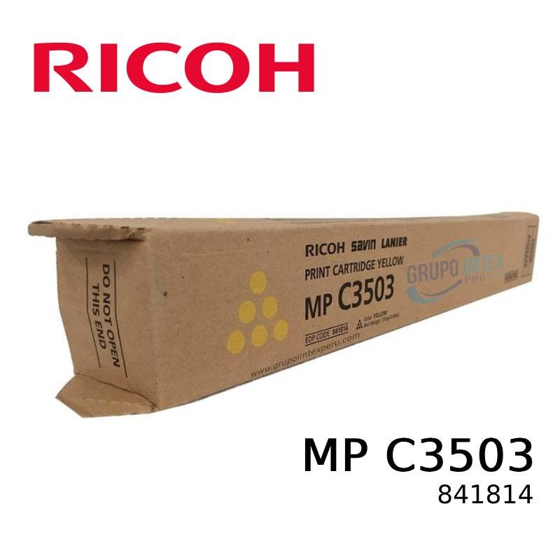 TONER RICOH 841814 YELLOW MP C3003  C3503 18 KPG