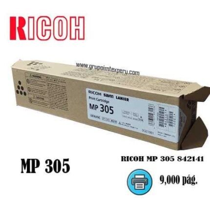 TONER RICOH MP 305 842141 9,000 PAG - Imagen 2