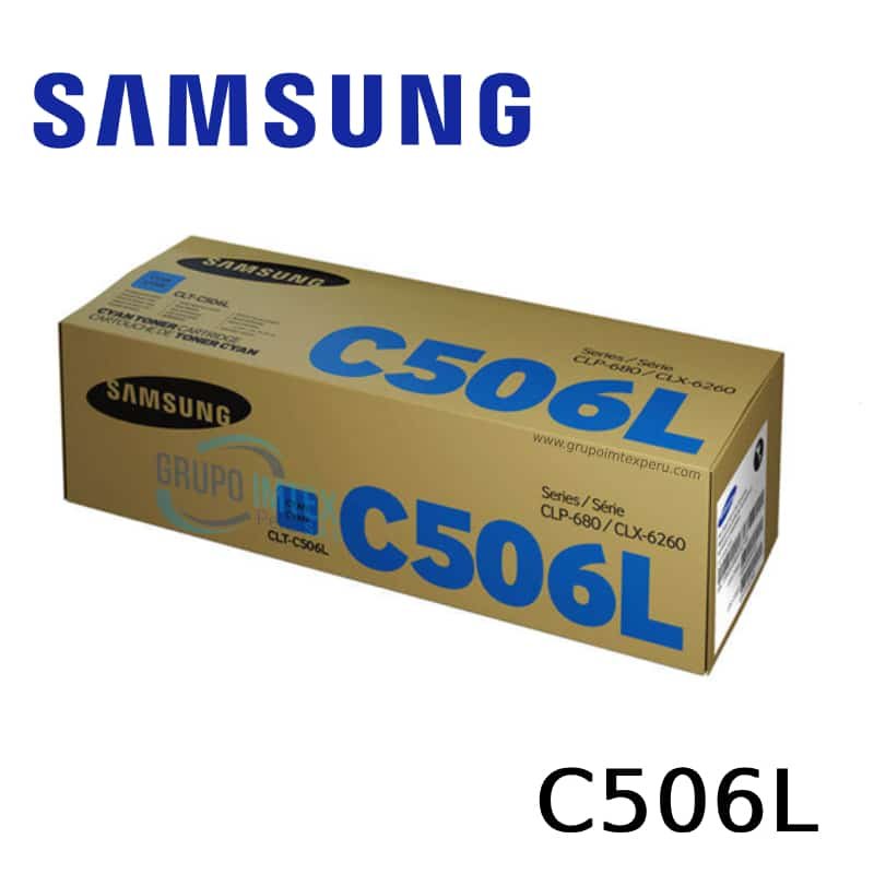 TONER SAMSUNG CLT-C506L (HP SU042A) CYAN 3,500 PAG