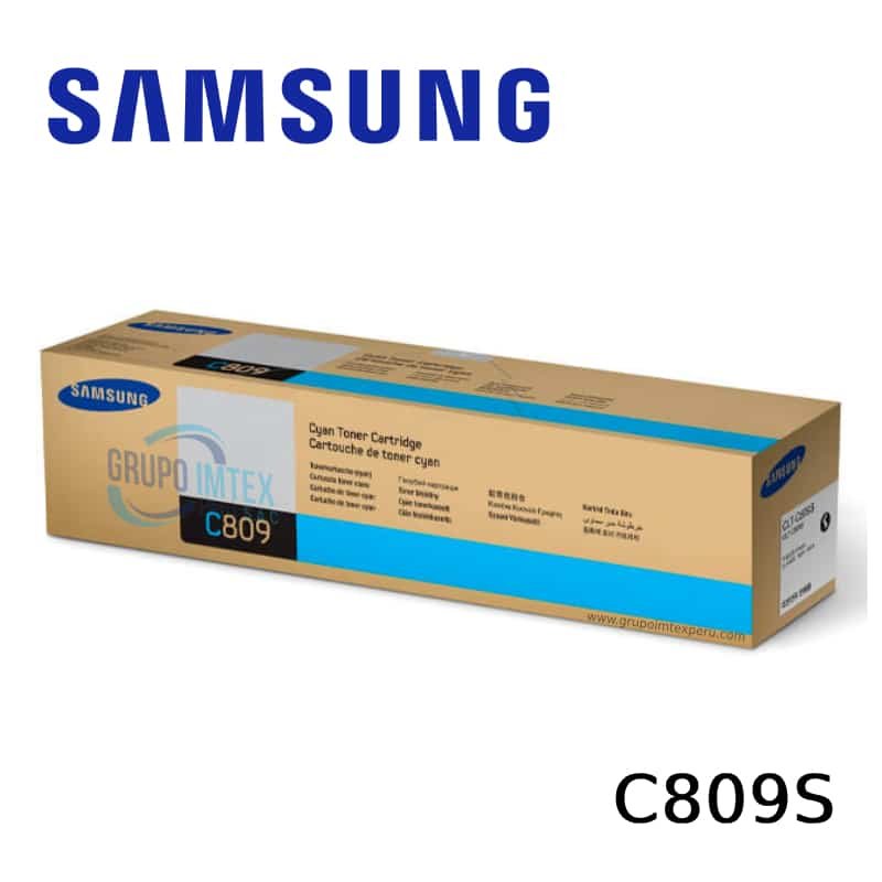 TONER SAMSUNG CLT-C809S (HP SS567A) CYAN 15K PGS