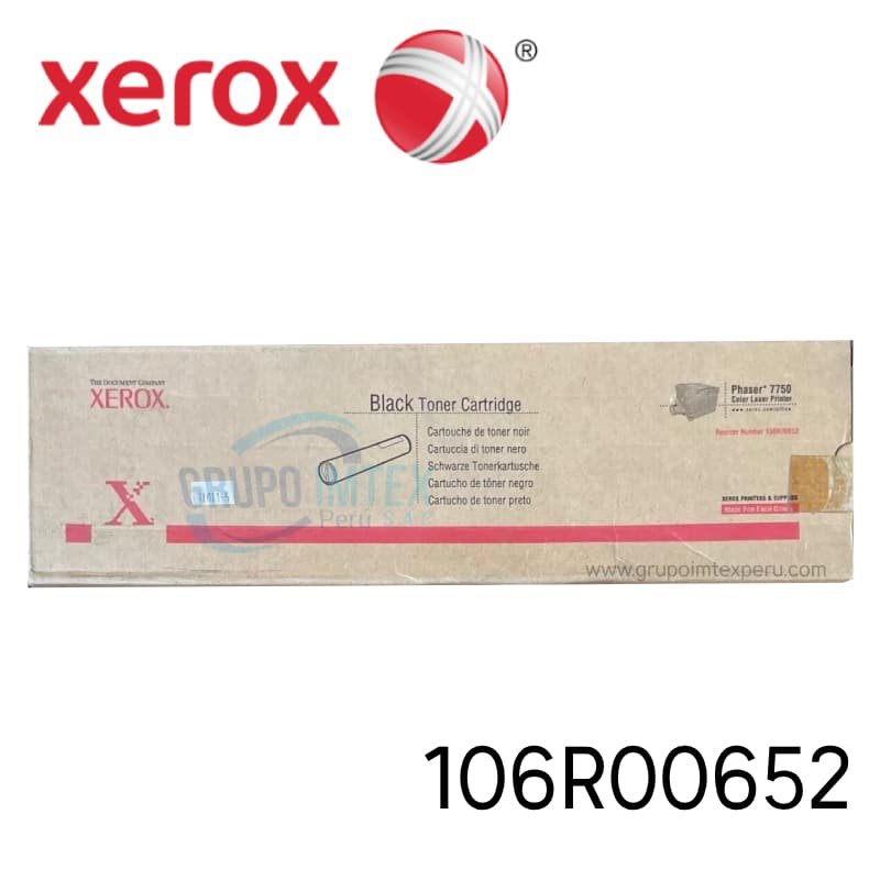 TONER XEROX 106R00652 PH 7750 BLACK