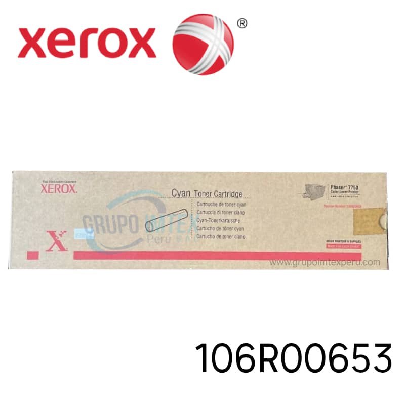 TONER XEROX 106R00653 PHASER 7750 CYAN
