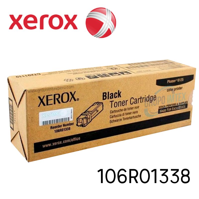 TONER XEROX 106R01338 PHASER 6125 BLACK