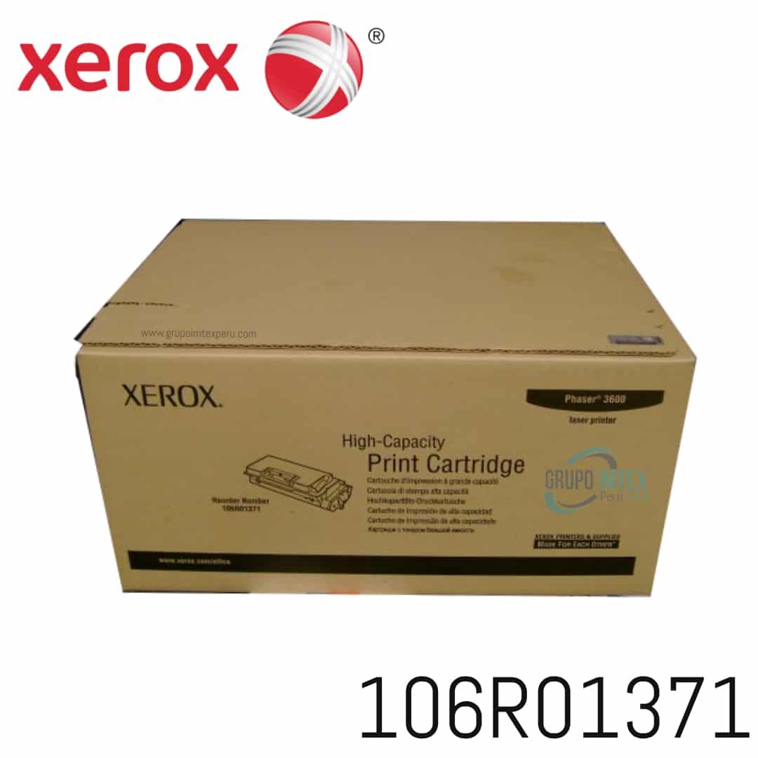 TONER XEROX 106R01371 PHASER 3600 14000 PAG.