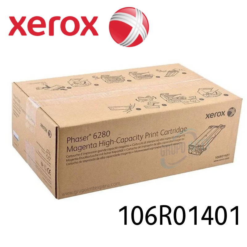 TONER XEROX 106R01401 PHASER 6280 MAGENT