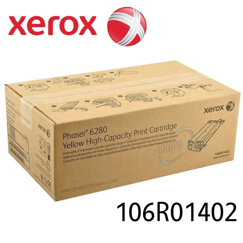 TONER XEROX 106R01402 PHASER 6280 YELLOW