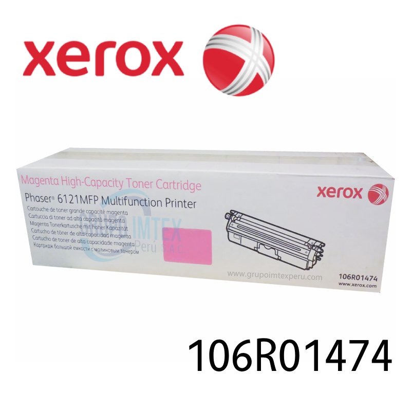 TONER XEROX 106R01474 PHASER 6121 MAGENT