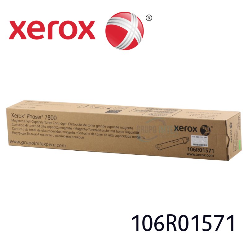 TONER XEROX 106R01571 MAGENTA PARA PHASER 7800