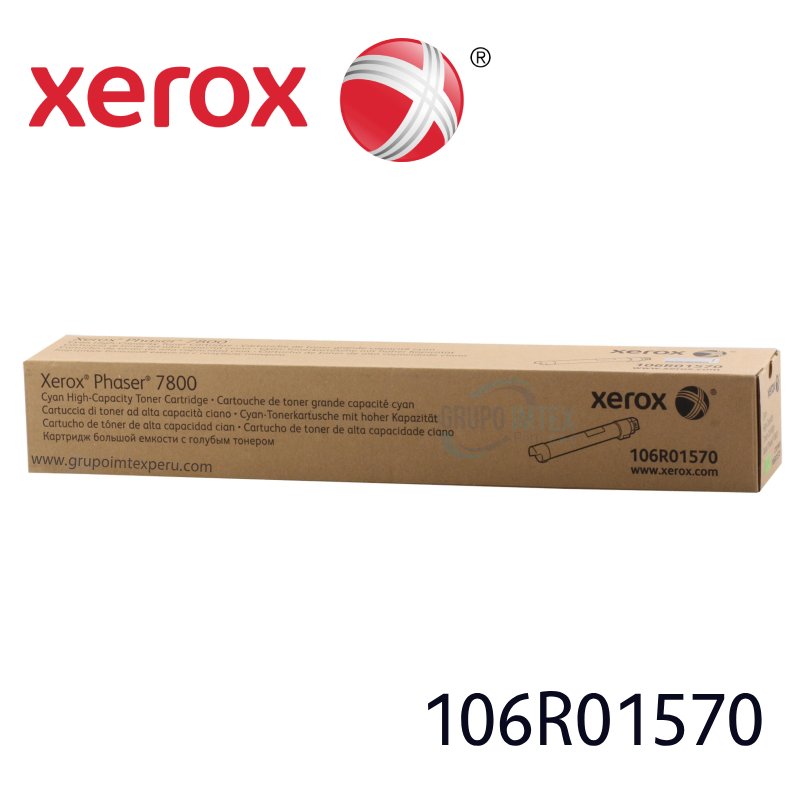 TONER XEROX 106R01570 CIAN PARA PHASER 7800