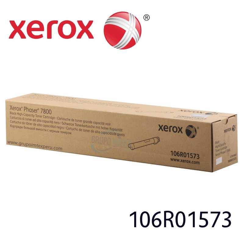 TONER XEROX 106R01573 BLACK PARA PHASER 7800