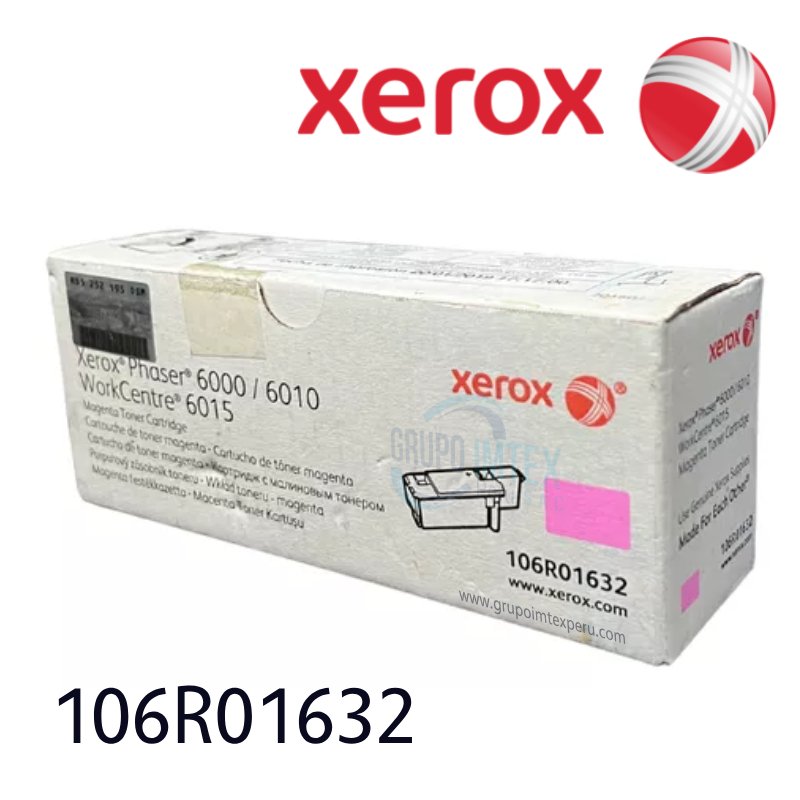 TONER XEROX 106R01632 MAGENTA PARA 6000/6010