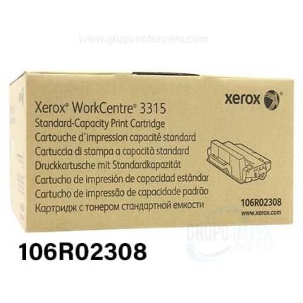 TONER XEROX 106R02308 NEGRO WC 3315 2.3K PGS - Imagen 2