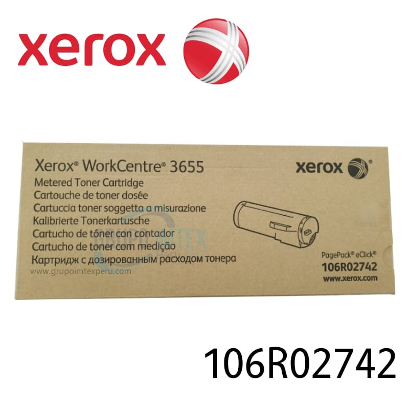 TONER XEROX 106R02742 WC 3655 (SOLO EQUIPOS METERED)